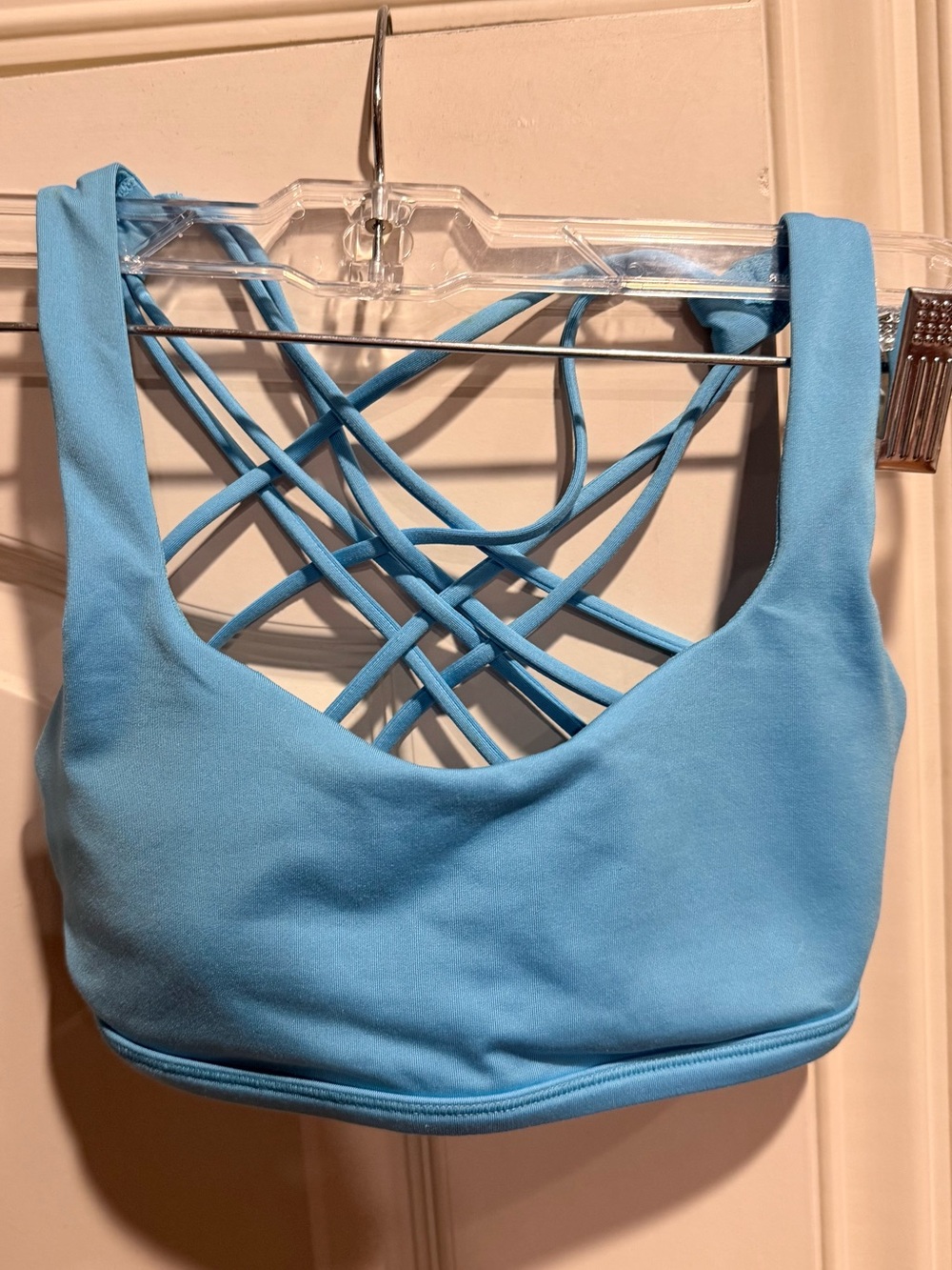 Lululemon Free To Be Wild Light Support Cup A/B Turquoise Bra - Picture 3 of 5